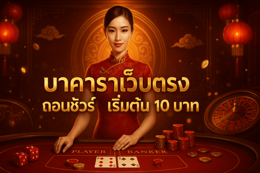 บาคาร่าเว็บตรง ถอนชัวร์
